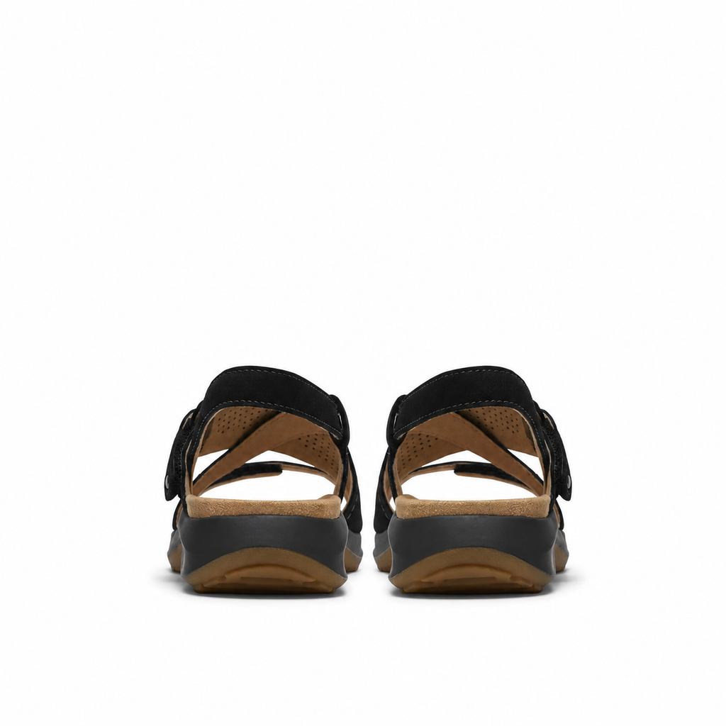 Women’s Adjustable Leather Comfort Walking Sandals