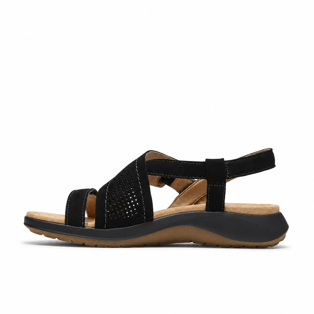 Women’s Adjustable Leather Comfort Walking Sandals
