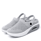 👟 Women's Air Cushion Slip-On Walking Shoes – Bouncy & Breathable 😊