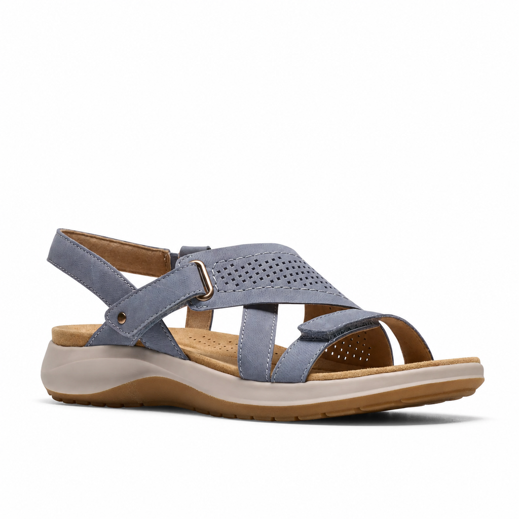 Women’s Adjustable Leather Comfort Walking Sandals
