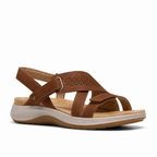 Women’s Adjustable Leather Comfort Walking Sandals